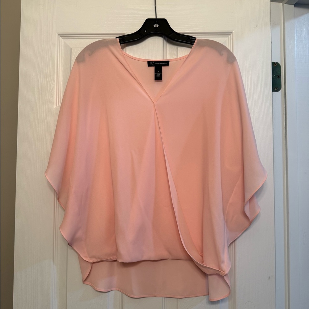 INC International Concepts Soft Pink Blouse